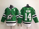 Dallas Stars 14 Jamie Benn Green Adidas Stitched Jersey,baseball caps,new era cap wholesale,wholesale hats